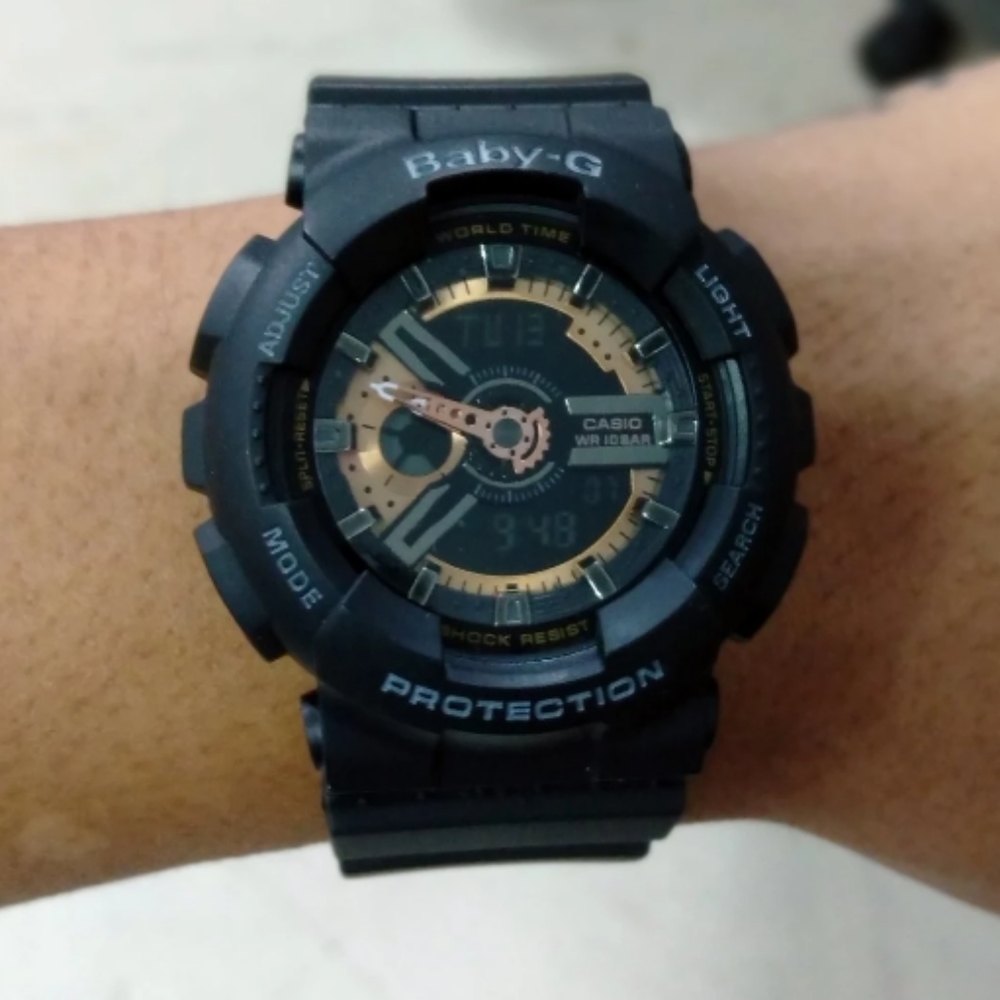G-Shock Baby G Triple Black & Golden Rose - Picture 13 of 15